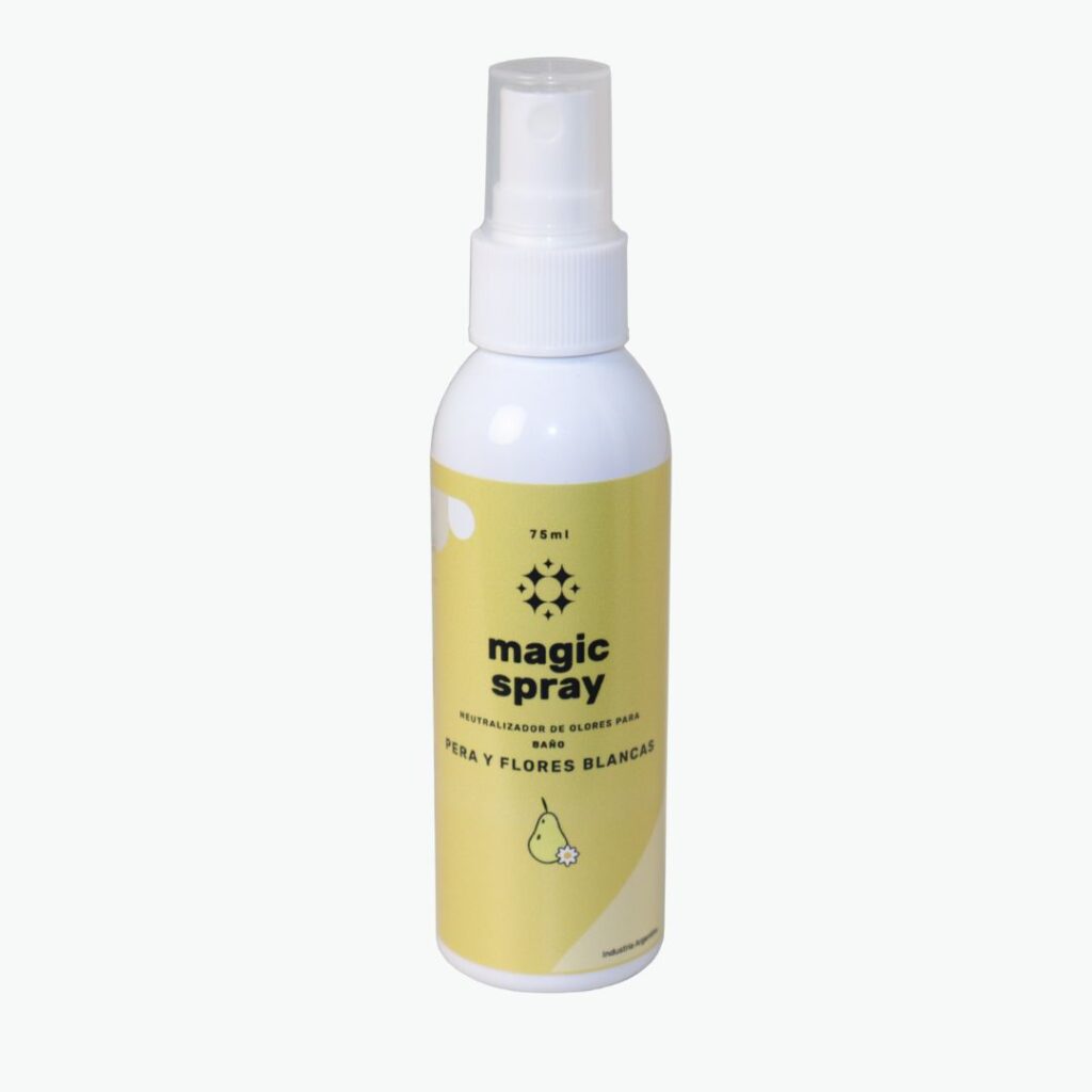 magic spray pera y flores blancas