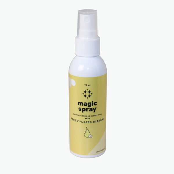 magic spray pera y flores blancas