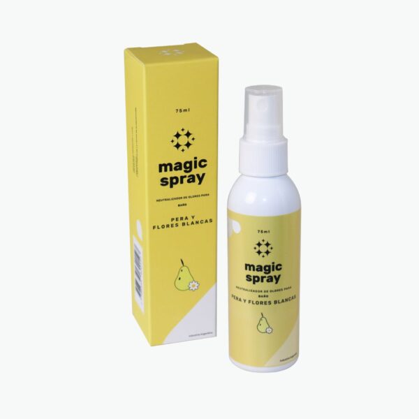 magic spray pera y flores blancas