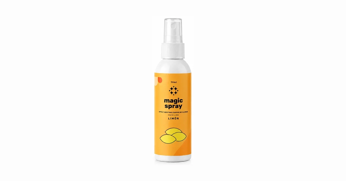 Magic Spray Baño Limón 75 ml (neutralizador de olores para baño)