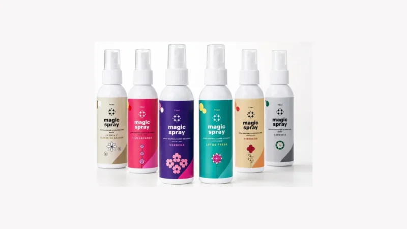 Magic Spray Baño Pack Aromas Florales: 6 aromas florales (neutralizador de olores para baño)